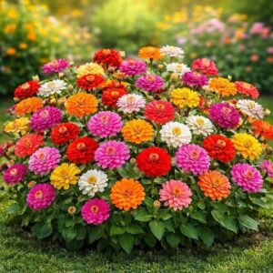 Mixed Color Zinnia Seeds